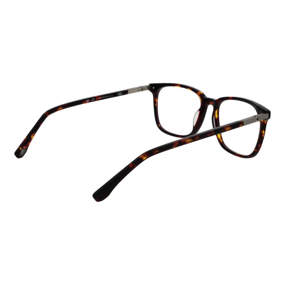Eyeglasses Frames by Land Rover for men in acetate brown features an refined silhouette, showcasing a sophisticated brown coloured frame and refined full-frame frame design for a refined look.