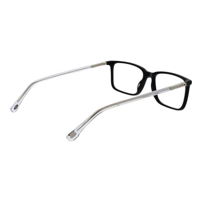 Eyeglasses Frames by Land Rover for men in acetate and black showcases an refined full-frame frame design featuring a sophisticated black coloured frame for an refined and refined aesthetic.
