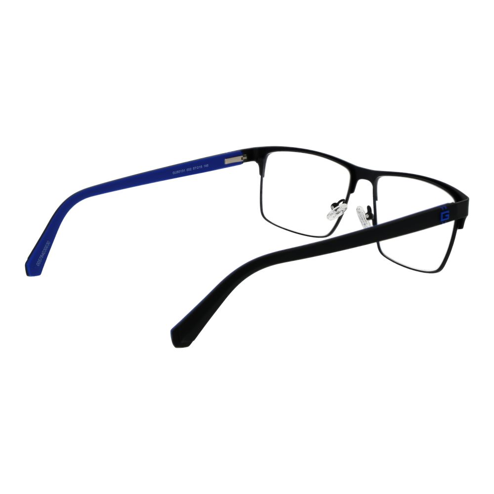 Eyeglasses Frames by Guess for men in metal and black showcases an refined full-frame frame design featuring a sophisticated black coloured frame for an refined and refined aesthetic.