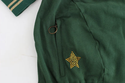 John Galliano Women's Stretch Cotton Cardigan - Green