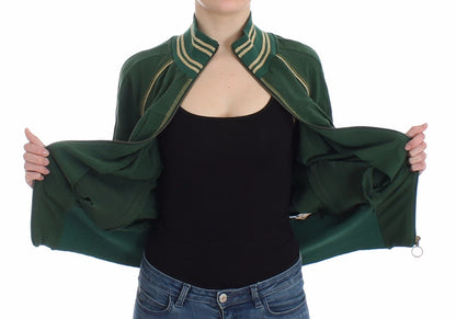 John Galliano Women's Stretch Cotton Cardigan - Green