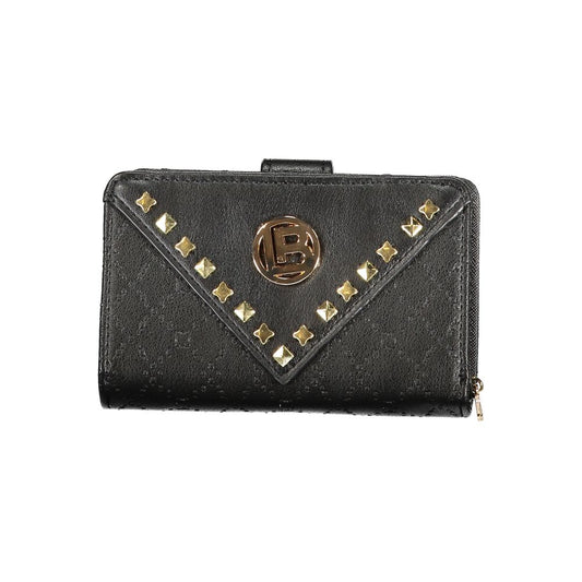 Cardholder Wallet by Laura Biagiotti for women in polyethylene black presents a architectural silhouette from the Bradenton Essence Polyethylene Cardholder Wallet collection, showcasing architectural card-organization coin-purse for a architectural finish.