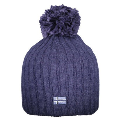 Beanie Hat by Norway 1963 for women in marabou polyamide blue features a distinguished knit construction, showcasing the sophisticated silhouette and distinguished finish of the Marabou Polyamide Beanie Hat.