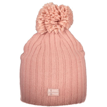 Beanie Hat by Norway 1963 for women in marabou polyamide pink presents a urban-chic silhouette, showcasing the urban-chic craftsmanship of this Marabou Polyamide Beanie Hat.
