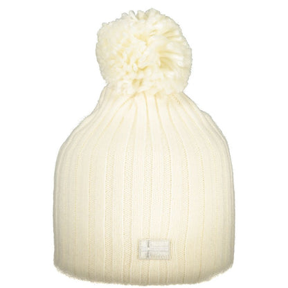 Beanie Hat by Norway 1963 for women in marabou polyamide white presents a sleek silhouette, showcasing the sleek texture and refined craftsmanship of the Marabou Polyamide Beanie Hat collection.