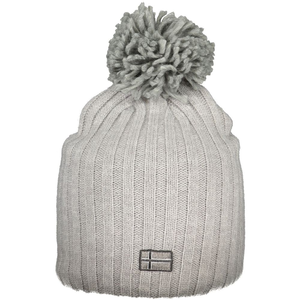Beanie Hat by Norway 1963 for women in marabou polyamide gray features a athleisure-luxe silhouette, artfully capturing the essence of the athleisure-luxe Marabou Polyamide Beanie Hat design for a sophisticated look.