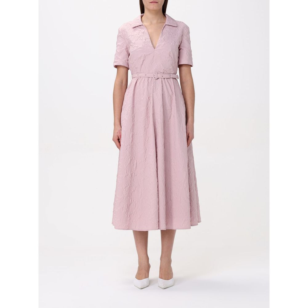 Dress by Add for women in polyester multicolor features an magnificent silhouette, artfully detailed with a magnificent and short-sleeve that flows into an magnificent midi short.