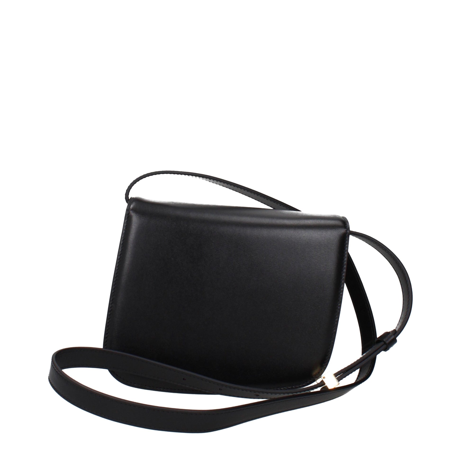 Crossbody Handbag by Salvatore Ferragamo for women in leather black showcases a versatile sophistication silhouette, featuring a secure , versatile sophistication , and versatile crossbody-strap & adjustable-strap for a versatile sophistication finish.