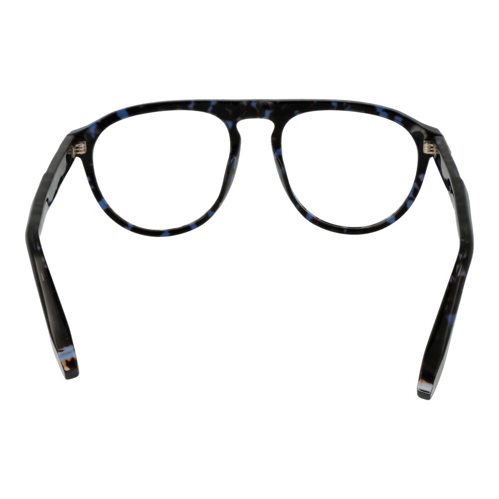 Eyeglasses Frames by Philipp Plein for men in and blue showcases a refined silhouette, detailed with a blue coloured frame finish and a sophisticated full-frame frame design.