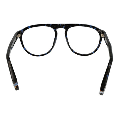 Eyeglasses Frames by Philipp Plein for men in and blue showcases a refined silhouette, detailed with a blue coloured frame finish and a sophisticated full-frame frame design.