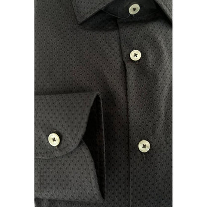 Baldinini Trend Gray Cotton Shirt