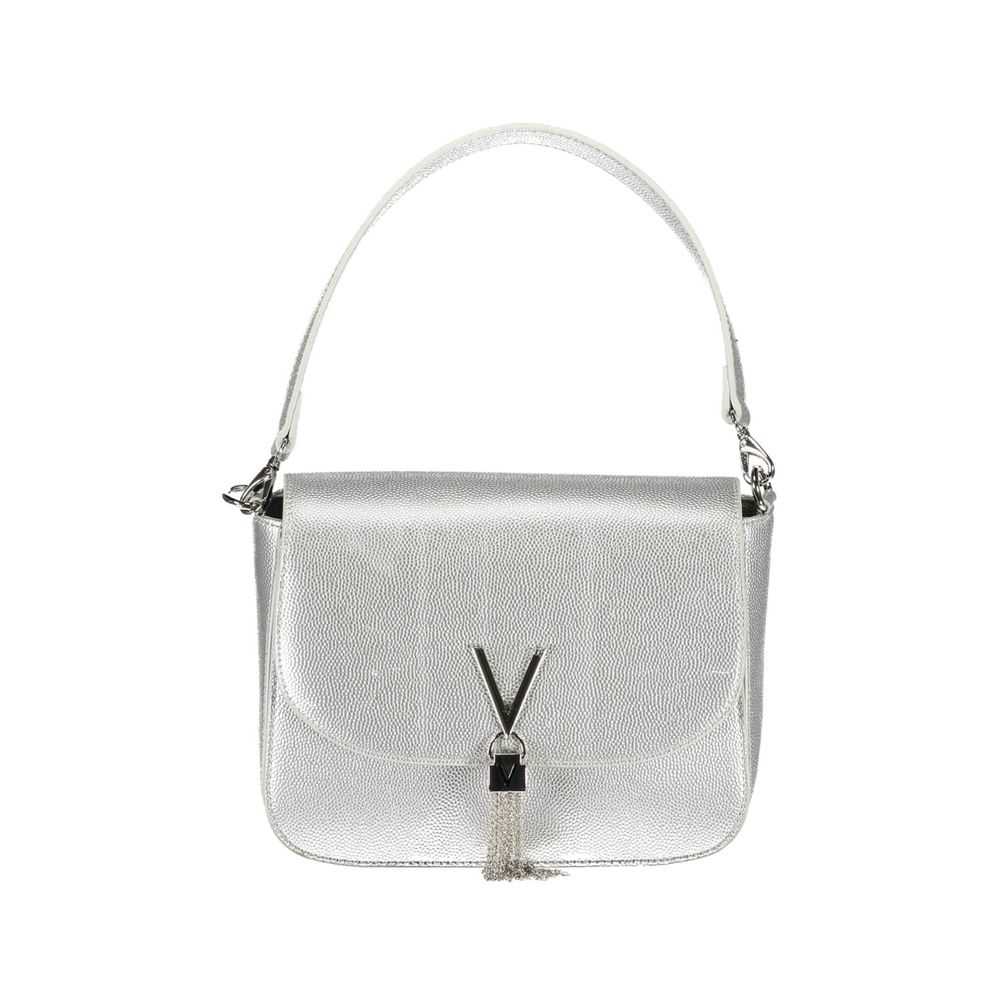 Handbag by Mario Valentino for women in polyethylene gray features a exquisite silhouette, showcasing a secure zipper & magnetic and exquisite internal-pockets with versatile shoulder-strap & handle for a exquisite finish.