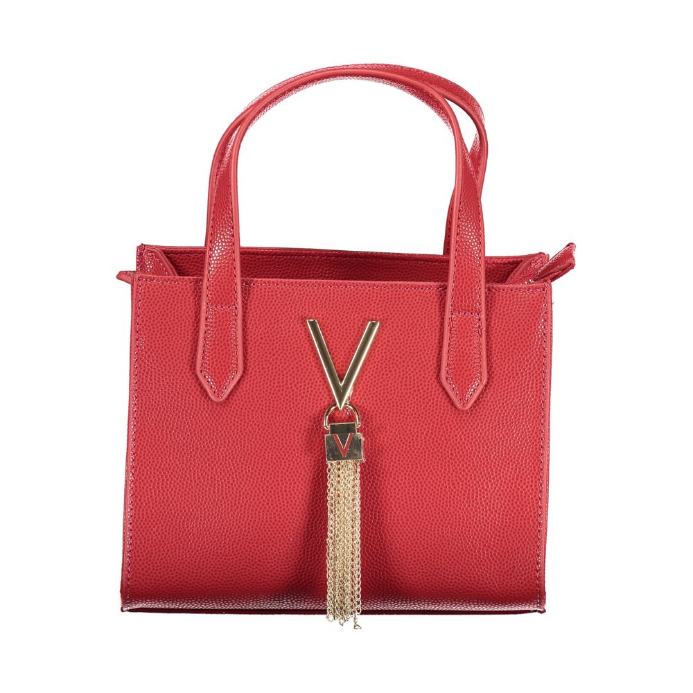 Handbag by Mario Valentino for women in polyethylene red features a exquisite silhouette, showcasing a secure zipper and exquisite internal-pockets with versatile shoulder-strap, adjustable-strap & handle for a exquisite finish.