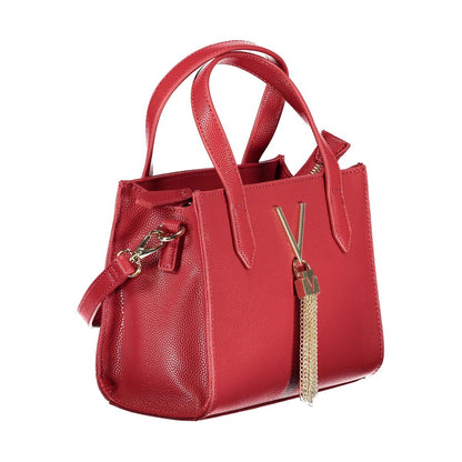 Handbag by Mario Valentino for women in polyethylene red features a exquisite silhouette, showcasing a secure zipper and exquisite internal-pockets with versatile shoulder-strap, adjustable-strap & handle for a exquisite finish.
