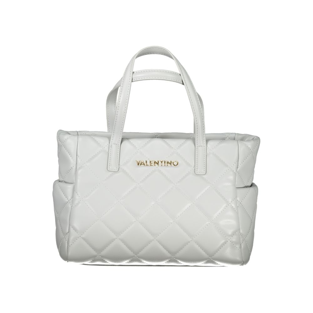 Handbag by Mario Valentino for women in polyethylene gray features a exquisite silhouette, showcasing a secure zipper and exquisite external-pockets & internal-pockets with versatile shoulder-strap, adjustable-strap & handle for a exquisite finish.