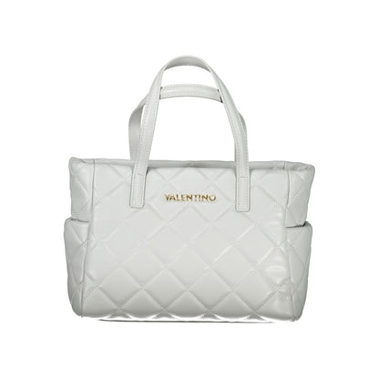 Handbag by Mario Valentino for women in polyethylene gray features a exquisite silhouette, showcasing a secure zipper and exquisite external-pockets & internal-pockets with versatile shoulder-strap, adjustable-strap & handle for a exquisite finish.