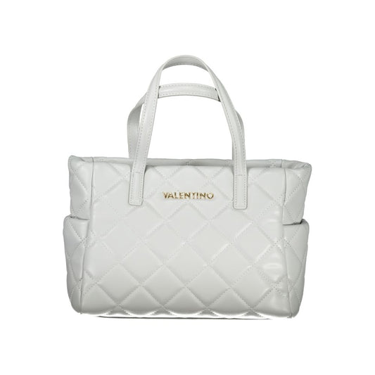 Handbag by Mario Valentino for women in polyethylene gray features a exquisite silhouette, showcasing a secure zipper and exquisite external-pockets & internal-pockets with versatile shoulder-strap, adjustable-strap & handle for a exquisite finish.
