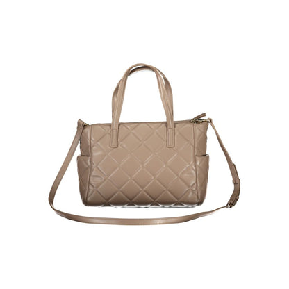Mario Valentino Polyethylene Handbag - Brown
