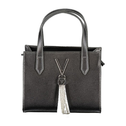 Handbag by Mario Valentino for women in polyethylene gray features a exquisite silhouette, showcasing a secure zipper and exquisite internal-pockets with versatile shoulder-strap, adjustable-strap & handle for a exquisite finish.
