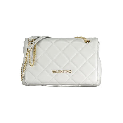 Handbag by Mario Valentino for women in polyethylene gray features an refined silhouette, showcasing a secure snap & zipper, ample internal-pockets, and versatile handle for a sophisticated refined aesthetic.