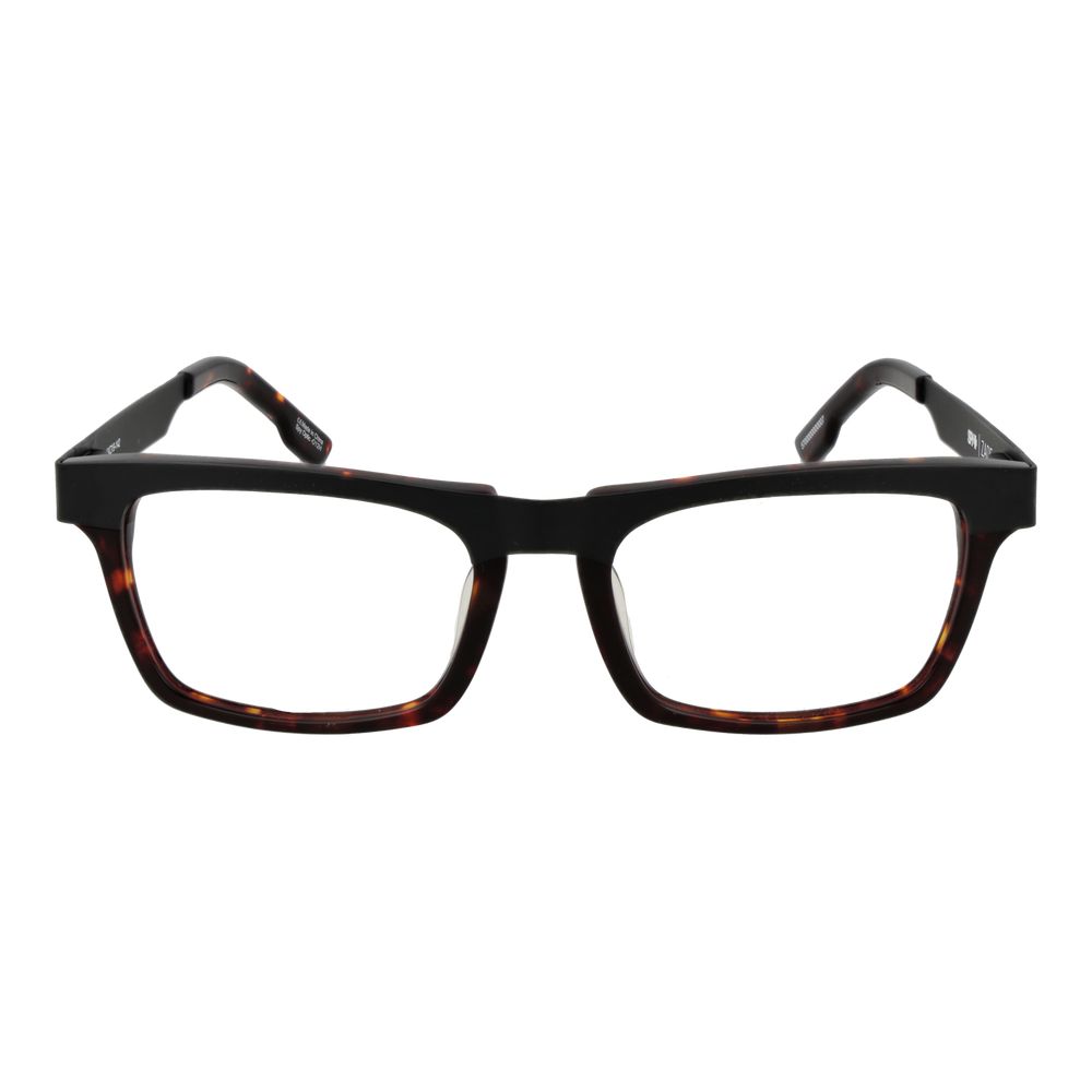 Eyeglasses Frames by Spy for unisex in black features an refined silhouette, showcasing a sophisticated black coloured frame and refined full-frame frame design for a refined look.