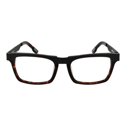 Eyeglasses Frames by Spy for unisex in black features an refined silhouette, showcasing a sophisticated black coloured frame and refined full-frame frame design for a refined look.