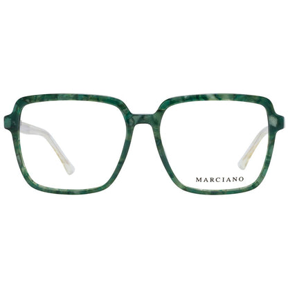 Eyeglasses Frames by Marciano by Guess for women in polyamide and bicolour & green showcases an refined full-frame frame design featuring a sophisticated for an refined and refined aesthetic.