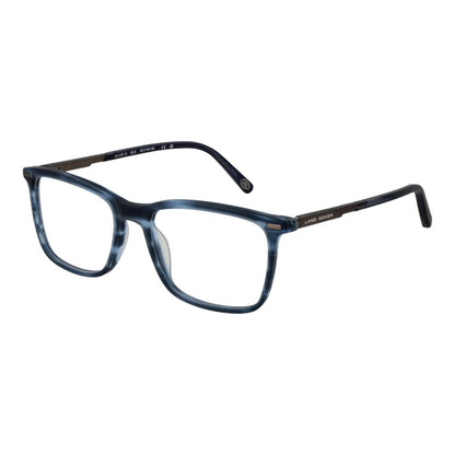 Eyeglasses Frames by Land Rover for men in and blue showcases an refined full-frame frame design featuring a sophisticated blue coloured frame for an refined and refined aesthetic.
