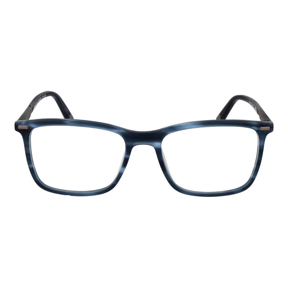 Eyeglasses Frames by Land Rover for men in blue features an refined silhouette, showcasing a sophisticated blue coloured frame and refined full-frame frame design for a refined look.