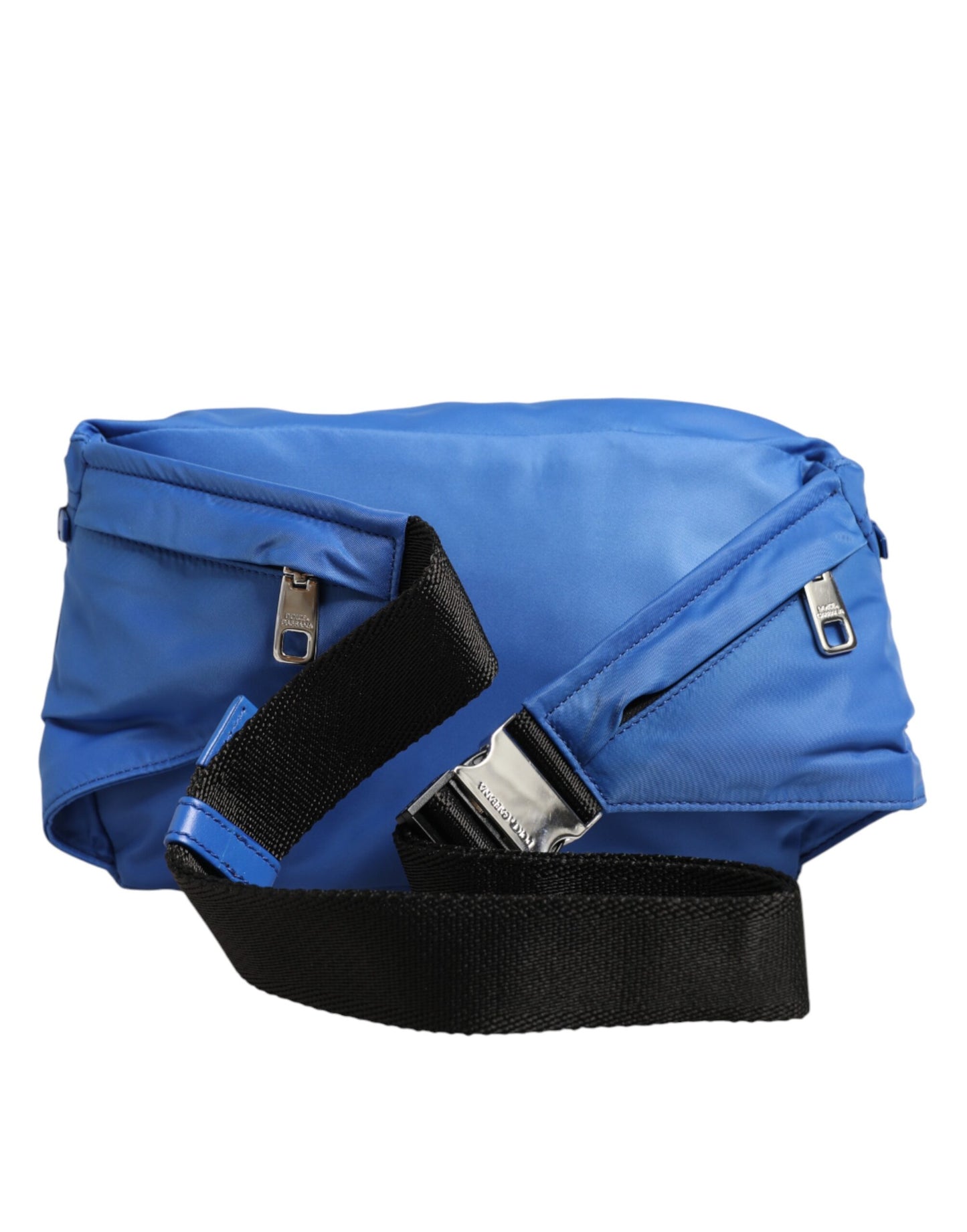 Fanny Pack Belt Bag by Dolce & Gabbana for men in calf leather & polyamide blue features an jet-setting Calf Leather Polyamide Fanny Pack Belt Bag design, detailed with a secure zipper, ample built-in-compartments, and versatile adjustable-strap & belt-strap for an jet-setting look.