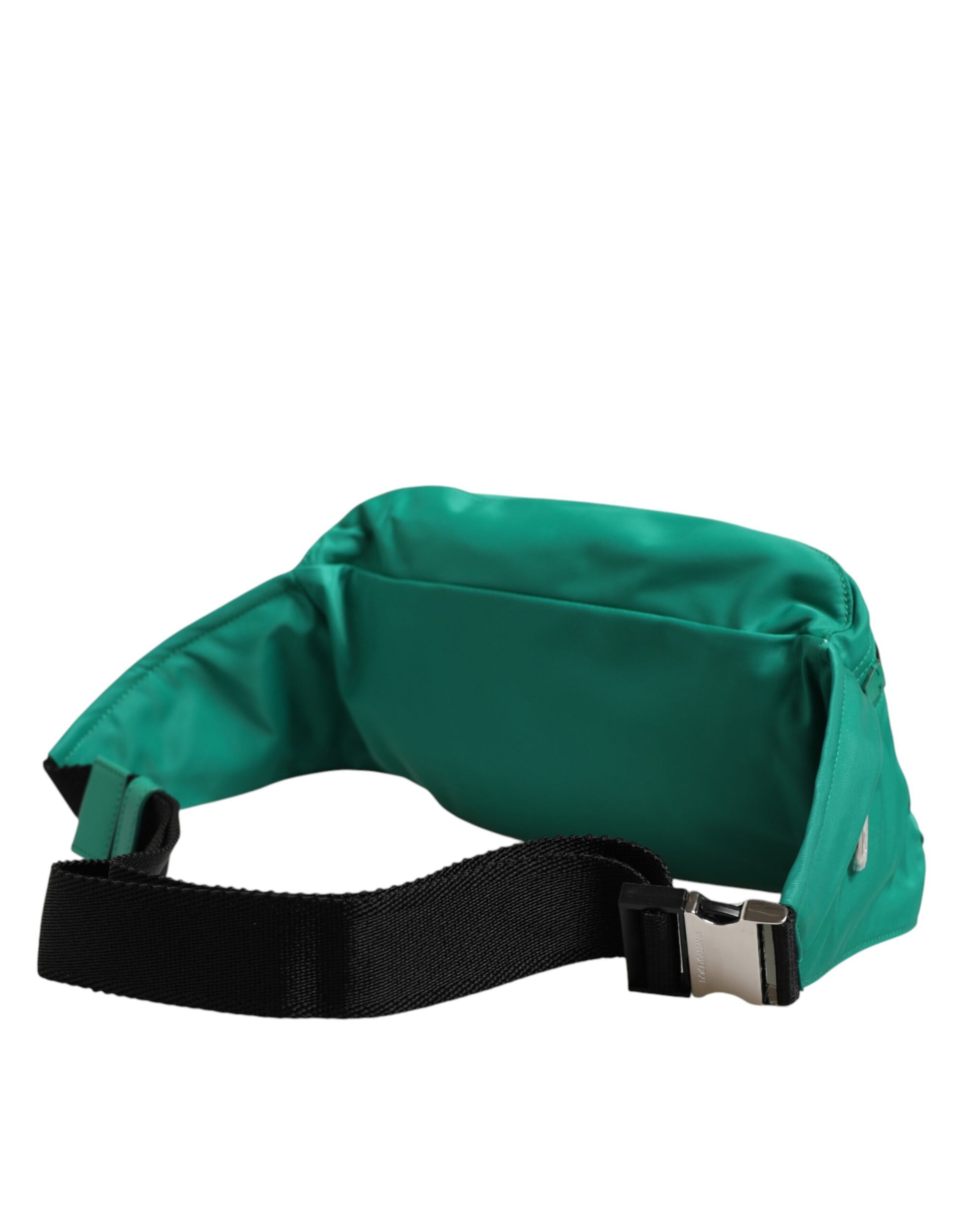 Fanny Pack Belt Bag by Dolce & Gabbana for men in calf leather & polyamide blue & green presents a jet-setting Calf Leather Polyamide Fanny Pack Belt Bag design with a secure zipper, ample built-in-compartments, and versatile adjustable-strap & belt-strap for a jet-setting finish.