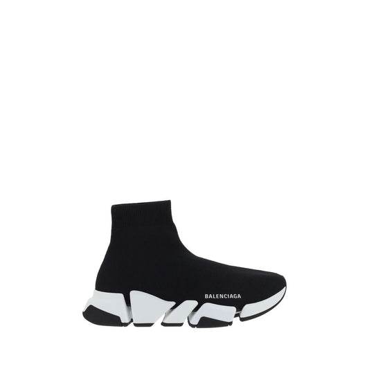 Athletic Sneakers by Balenciaga for women in stretch polyester black features an timeless silhouette from the Women's Sock Athletic Stretch Polyester Sneakers collection, showcasing a timeless sock athletic style for a timeless look.