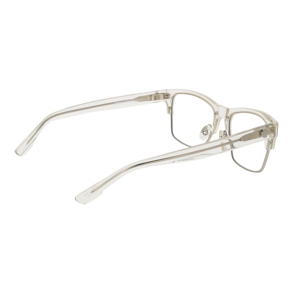 Eyeglasses Frames by Spy for unisex in transparent features an refined silhouette, showcasing the refined transparent coloured frame and sophisticated full-frame frame design.