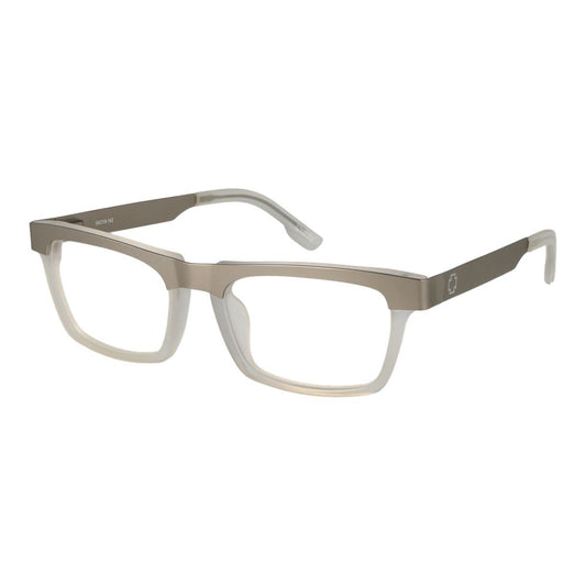 Eyeglasses Frames by Spy for unisex in plastic silver showcases a reflective silhouette, artfully incorporating a sophisticated silver coloured frame with a distinct full-frame frame design.