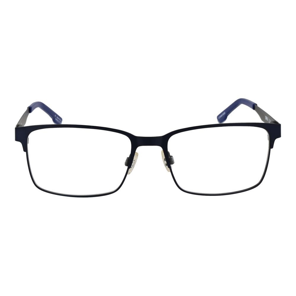 Eyeglasses Frames by Spy for unisex in plastic blue features an refined silhouette, showcasing the refined blue coloured frame and sophisticated full-frame frame design.