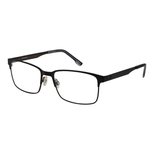Eyeglasses Frames by Spy for men in plastic and black showcases a refined silhouette, detailed with a black coloured frame finish and a sophisticated full-frame frame design.