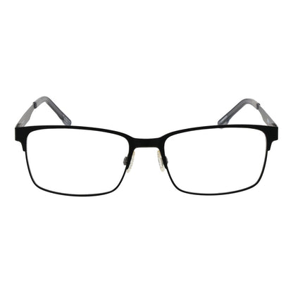 Eyeglasses Frames by Spy for men in plastic black showcases a reflective silhouette, artfully incorporating a sophisticated black coloured frame with a distinct full-frame frame design.