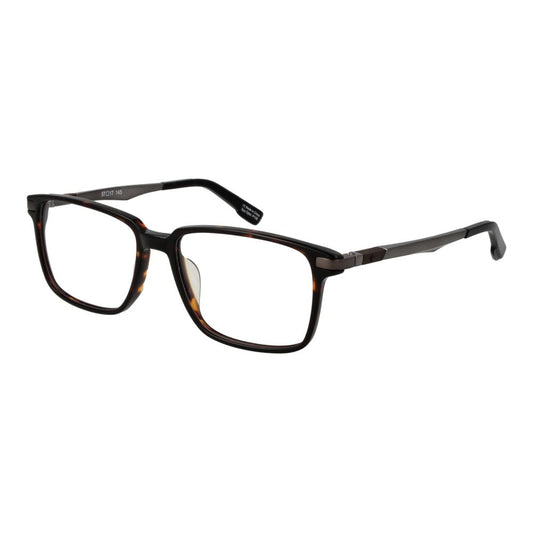 Eyeglasses Frames by Spy for men in plastic and brown showcases an refined full-frame frame design featuring a sophisticated brown coloured frame for an refined and refined aesthetic.