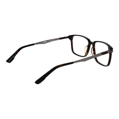 Eyeglasses Frames by Spy for men in plastic brown showcases a refined full-frame frame design with a refined brown coloured frame finish for a refined and sophisticated look.