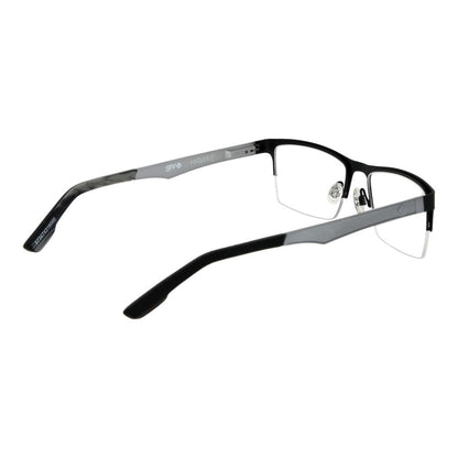Eyeglasses Frames by Spy for unisex in plastic black features a refined silhouette, showcasing a refined black coloured frame and half-frame frame design for a sophisticated, premium look.