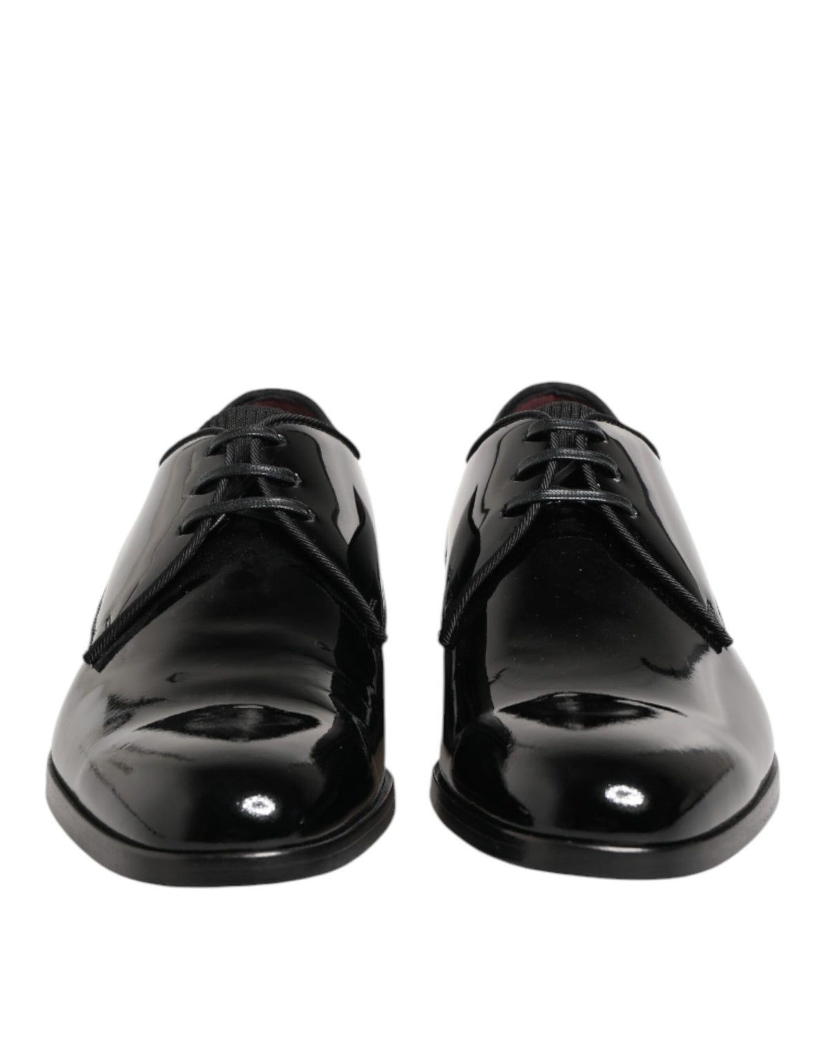 Dolce & Gabbana Men's Suede Calfskin & Goat Leather Derby Lace-Up Shoes - Black