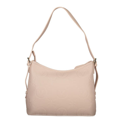 Shoulder Handbag by Mario Valentino for women in polyethylene pink features a refined silhouette, showcasing a secure zipper, organized internal-pockets, and versatile shoulder-strap & adjustable-strap for a refined finish.