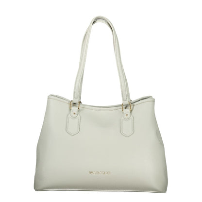 Handbag by Mario Valentino for women in polyethylene gray features a exquisite silhouette, showcasing a secure zipper and exquisite built-in-compartments & internal-pockets with versatile shoulder-strap, adjustable-strap & handle for a exquisite finish.