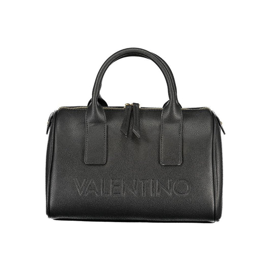Handbag by Mario Valentino for women in polyethylene black & print presents a ornamental silhouette, showcasing a secure , ample internal-pockets, and versatile adjustable-strap & handle for a ornamental finish.