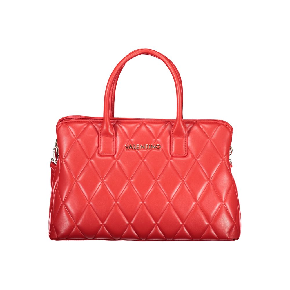 Handbag by Mario Valentino for women in polyethylene red features a exquisite silhouette, showcasing a secure zipper and exquisite built-in-compartments & internal-pockets with versatile shoulder-strap, handle & adjustable-strap for a exquisite finish.