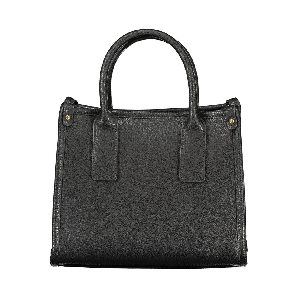 Handbag by Mario Valentino for women in polyethylene black & print features a exquisite silhouette, showcasing a secure zipper and exquisite internal-pockets with versatile handle & adjustable-strap for a exquisite finish.