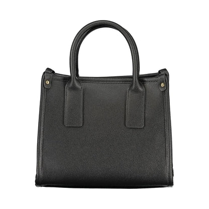 Handbag by Mario Valentino for women in polyethylene black & print features a exquisite silhouette, showcasing a secure zipper and exquisite internal-pockets with versatile handle & adjustable-strap for a exquisite finish.