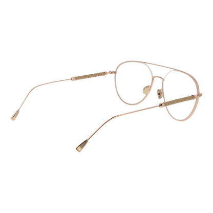 Eyeglasses Frames by Tod's for men in metal rose-gold features a refined silhouette, showcasing a refined rose-gold coloured frame and half-frame frame design for a sophisticated, premium look.