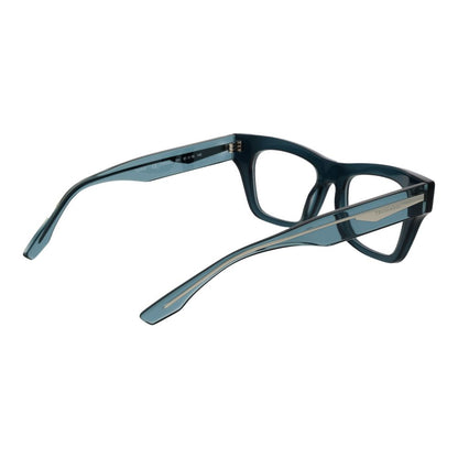 Eyeglasses Frames by Trussardi for women in acetate blue features a refined silhouette, showcasing a refined blue coloured frame and full-frame frame design for a sophisticated, premium look.