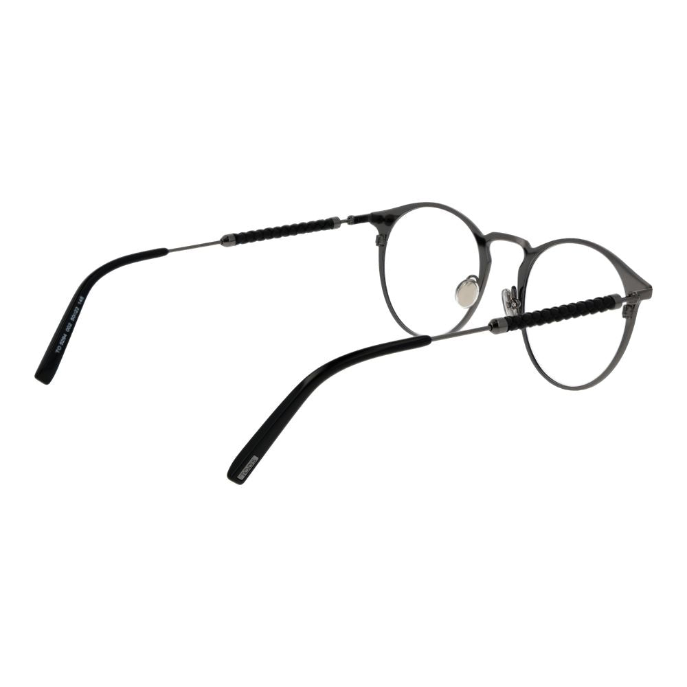 Eyeglasses Frames by Tod's for men in metal black features an refined silhouette, showcasing the refined black coloured frame and sophisticated full-frame frame design.